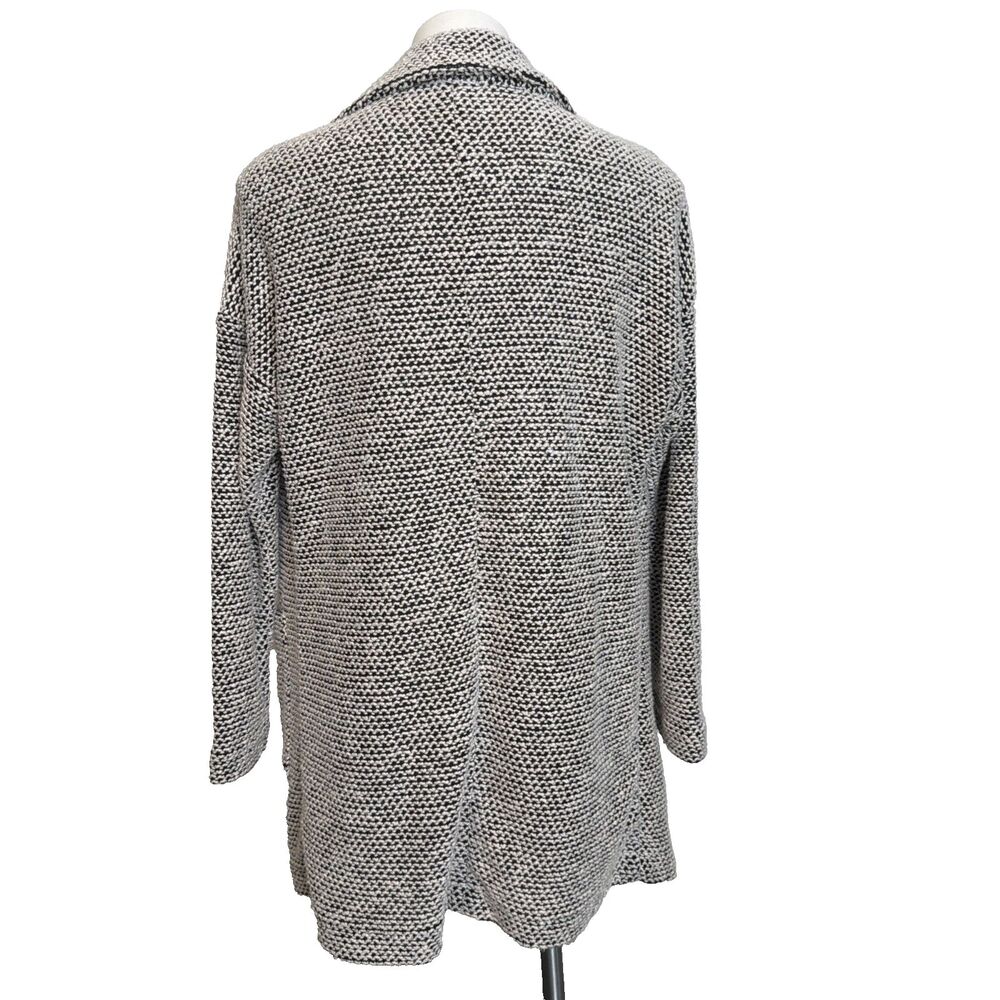 Marine Layer Birdseye Collared Cardigan Jacket M Coastal Grandma Lagenlook - Picture 6 of 8